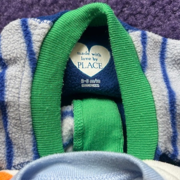 Fleece Baby footed onesies (x5) - 3-6 months - Picture 7 of 7